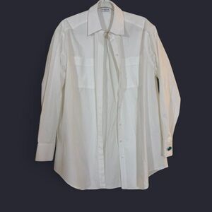 Elegant White Button-Up Blouse